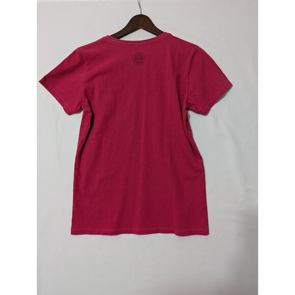 Life is Good My Dog Rescued Me Womens Crusher Tee Size Small Dog Lovers Red New - Picture 5 of 9